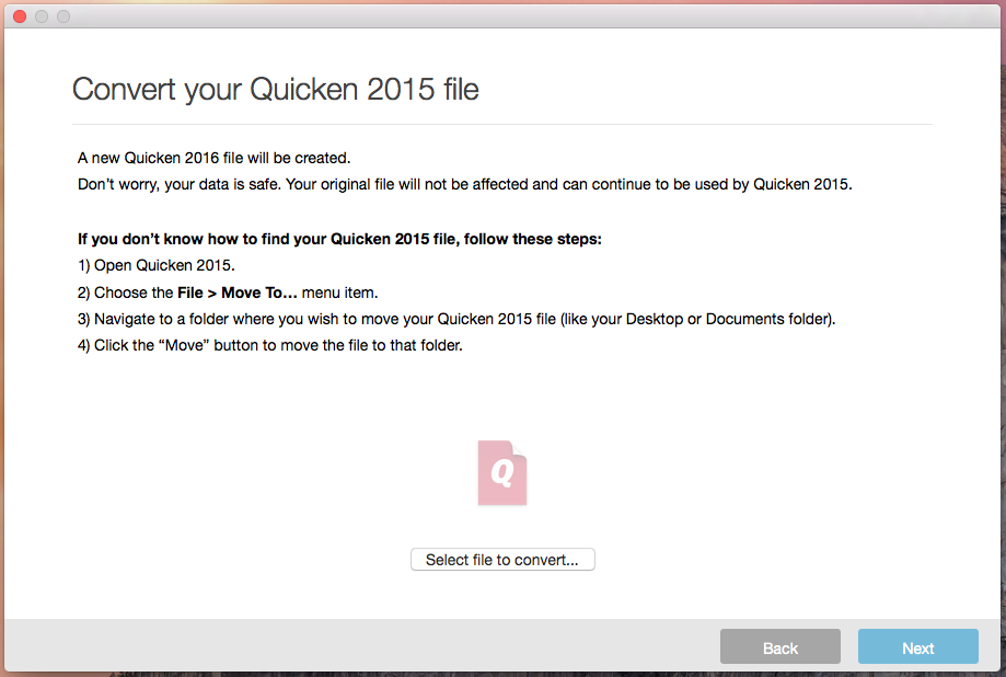 ofx error 400 in quicken for mac 2015